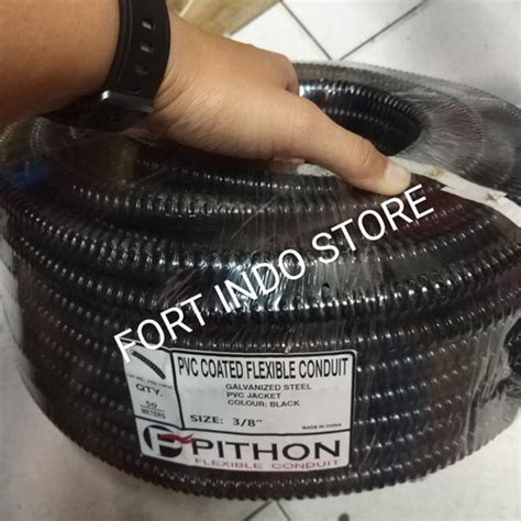 Jual Pithon Flexible Metal Conduit Coated Inch Roll Mtr