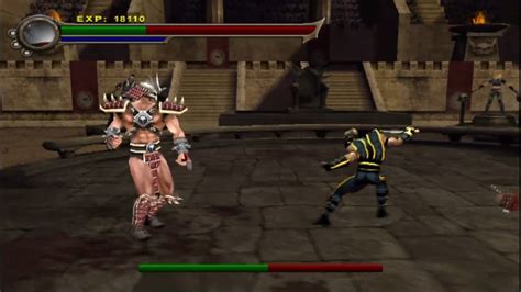 Mortal Kombat Shaolin Monks Scorpion Vs Shao Kahn Ps2 Youtube