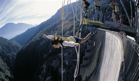 Verzasca 007 Golden Eye Bungee Jump Switzerland Tourism