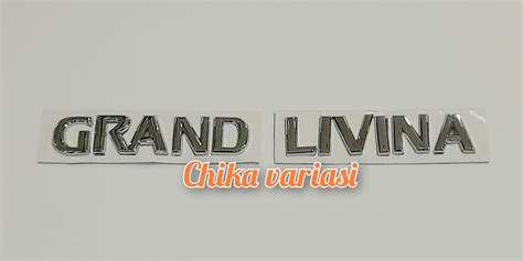 Embleme Emblem Logo Nissan Grand Livina Tulisan Grand Livina Warna