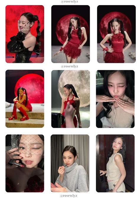 Jennie Photocard template Знаменитости Шаблоны карт Коллекционные