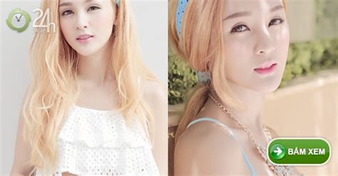 Hot girl Kelly khoe mái tóc vàng rực cuối hè