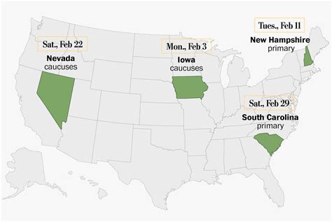 Closed Primary States Map