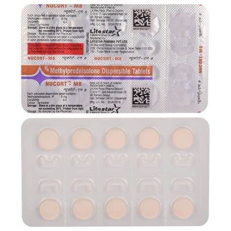 Nucort M Strip Of Tablets Amazon In Health Personal Care