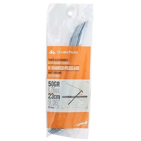 Promo Quechua Soft Soil Tent Angle Irons 10 Pack 👍 Lowest Price Hike