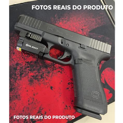 Pistola Glock G17 Gen5 Cal 9mm 17 Tiros Lanterna Olight Baldr Mini