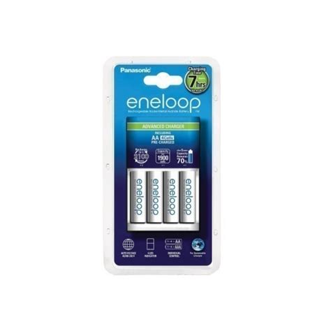 Cargador Panasonic Eneloop Básico 4 Pilas Aa 1900mah Swiss Pro