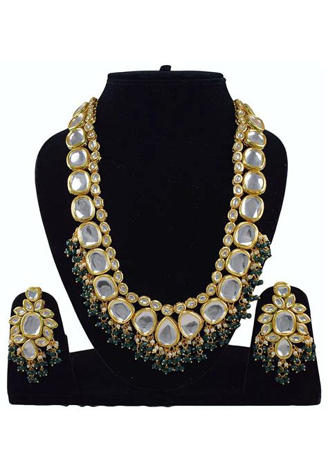 Buy Kundan Necklace Set Online JVD2053 Utsav Fashion