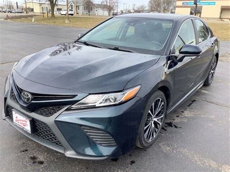 2020 Toyota Camry Galactic Aqua Mica With 65499 Miles Available Now