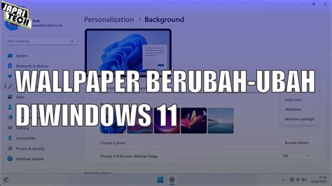 Cara Membuat Wallpaper Berubah Ubah Di Windows Youtube