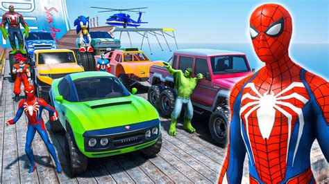 Spider Man Game Car Racing Spider Man Chase Spider Man Racing