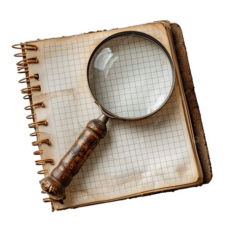 Aesthetic Magnifying Glass Bullet Journal Back To School, Aesthetic