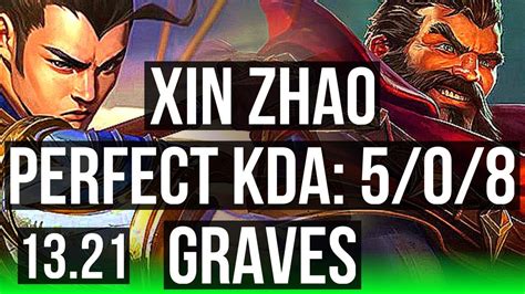 Xin Zhao Vs Graves Jng 5 0 8 66 Winrate Br Master 13 21 Youtube