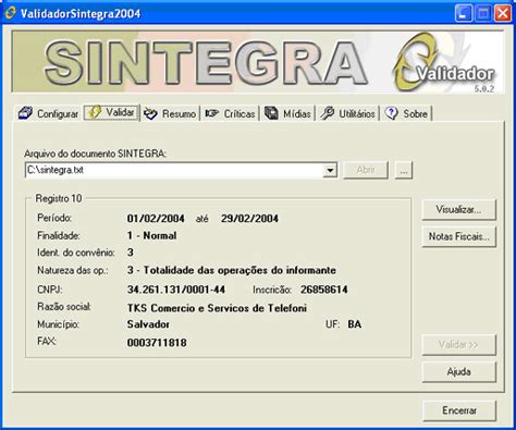 Sintegra Abordagem Completa Ferramentas Relacionadas