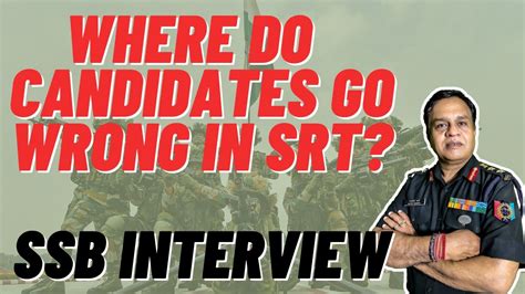 Candidates Go Wrong In SRT Situation Reaction Test SSB Interview