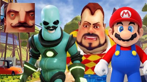 Hello Neighbor New Secret Neighbor King Kong Alien Mario Dark Riddle