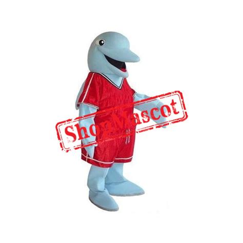 School Dolphin Mascot Costume