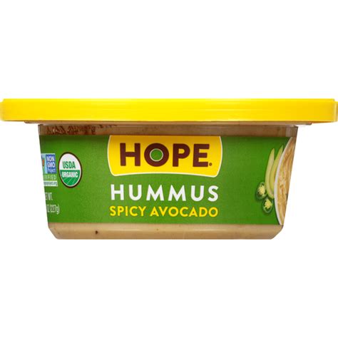 Hope Foods Hummus Spicy Avocado 8 Oz Instacart