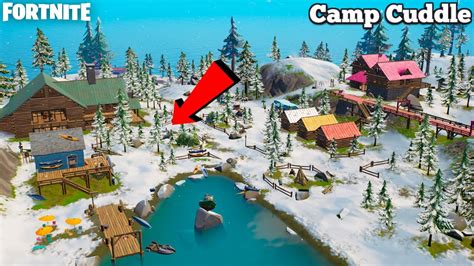 New Camp Cuddle Location Gameplay Fortnite Looting Guide Youtube