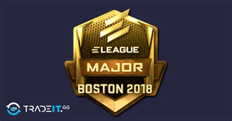 Sticker Eleague Gold Boston Tradeit