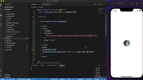 React Native Tutorial 55 Badge React Native Elements Youtube