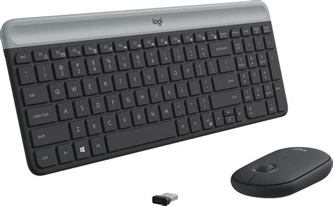 Logitech Combo MK470 Slim Wireless Teclado E Mouse Layout Compacto