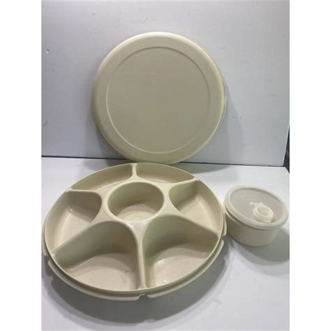 Tupperware Kitchen Vintage Piece Almond Tupperware Veggie