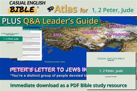 Galatians Leaders Guide And Atlas Casual English Bible