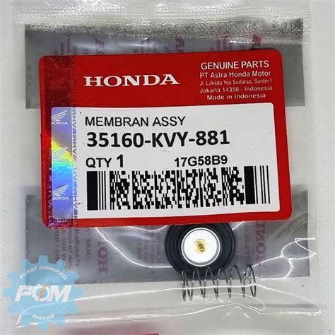 Karet Membran Diafragma Karburator Honda Beat Karbu Kvy Lazada Indonesia