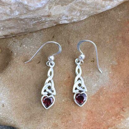 Celtic Heart Sterling Earrings Gle Good Living Essentials