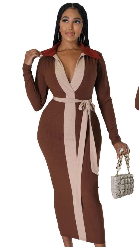 High Quality Women Fall Winter 2022 Clothes Womens Ribbed Midi Maxi