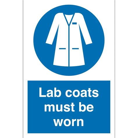 Lab Coats Must Be Worn Sign From Key Signs Uk