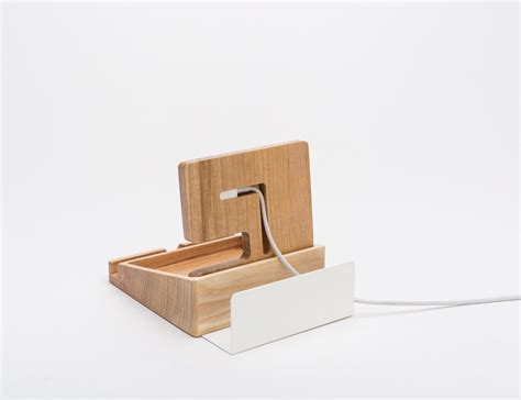 Wooden Desk Organizer Set has three wooden blocks for easy organizing