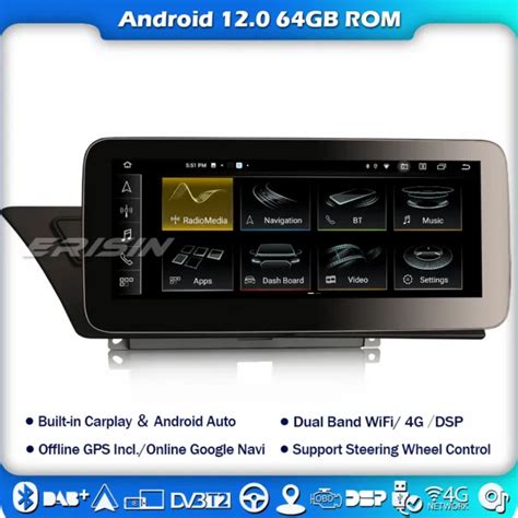 Gb Core Android Autoradio Gps Wifi Dab Carplay Pour Audi A A