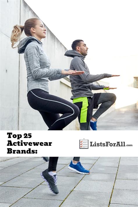 Best Activewear Brands The Top List Listsforall