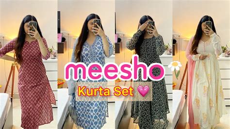 Meesho Kurta Set Haul Meesho Kurti Set Haul Meesho Haul Affordable