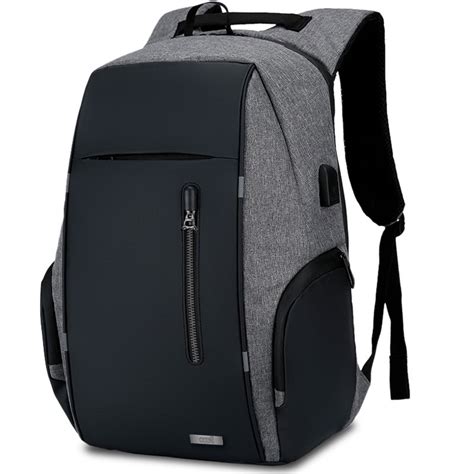 Mochila Ordenador Port Til Pulg Cool Report Negro Gris Celular