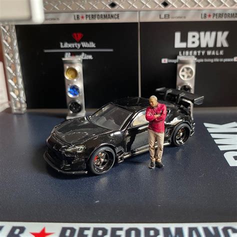 Custom Pandem BRZ Black Hotwheels + Figure, Hobbies & Toys, Toys ...