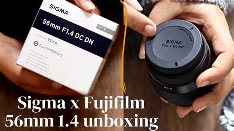 Fujifilm X Sigma 56mm F1 4 Unboxing Fujifilm Wedding Photographer