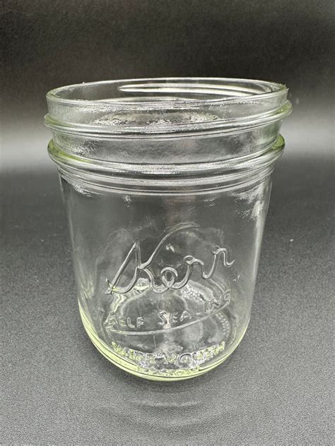 Vintage Kerr Self Sealing Wide Mouth Mason Jar Vintage Canning Jar