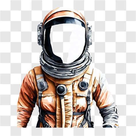 Descarga Astronauta en traje espacial naranja Imagen de exploración