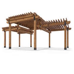 OZCO 26 X 16 Two Tier Pergola Project Material List At Menards