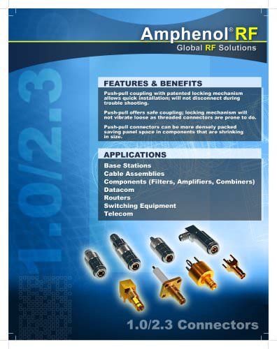 Amphenol RF FAKRA Catalog - Amphenol - PDF Catalogs | Technical Documentation | Brochure