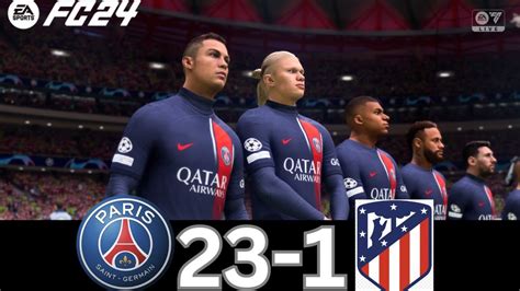 What Happen If Messi Ronaldo Mbappe Neymar Play Together On Psg Vs Atletico Madrid Youtube