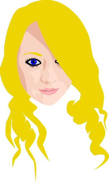 Girl With Brown Hair And Blue Eyes Clipart Blonde Hair Blue Eyes