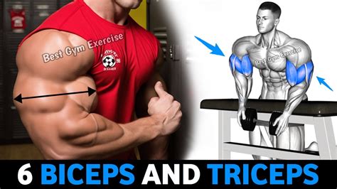 6 Best Bicep And Tricep Exercises Arm Workout Youtube