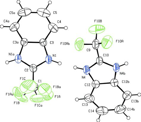 The Molecular Structure Of The Title Compound Showing The Atomic