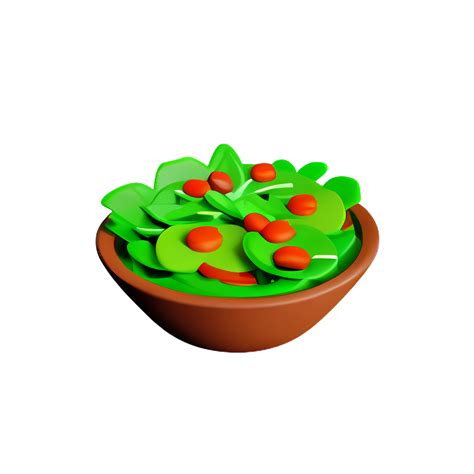 Salad 3d Rendering Icon Illustration 28582621 Png