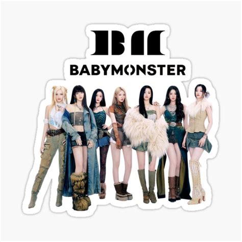 Babymonster KPOP Sticker For Sale By Jaofnn Redbubble