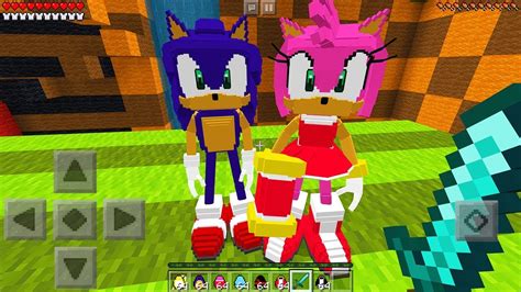 Sonic Adventures Mod In Minecraft Pocket Edition Youtube